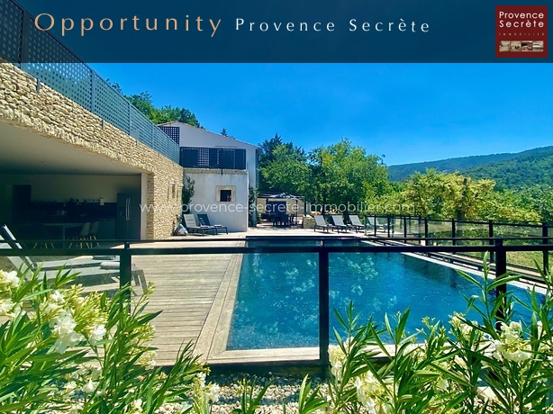 Ménerbes villa for rent for 8 people with heated swimming pool